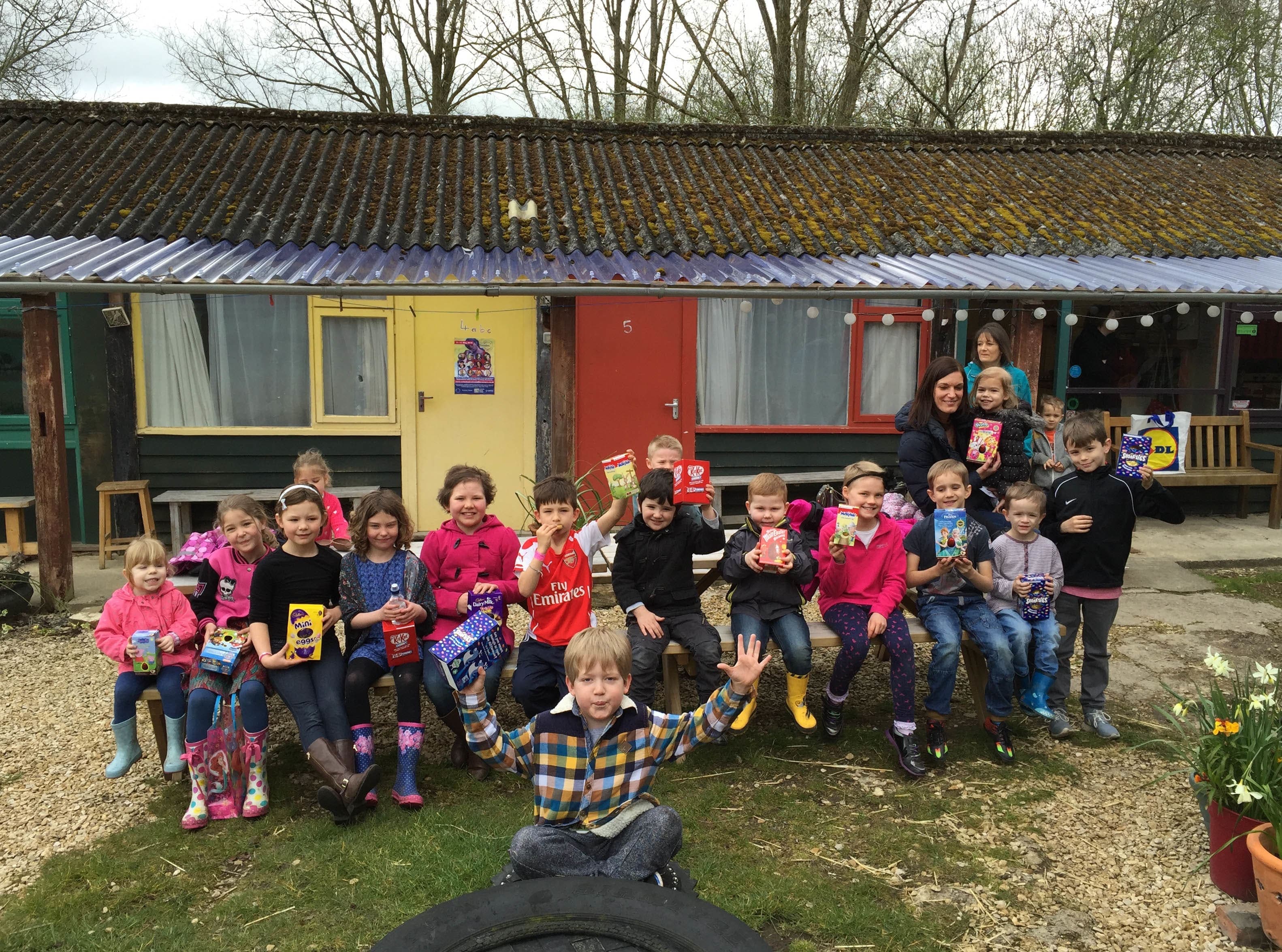 Local children at a Spenby Foundation community event